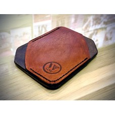 【手工製 】雙面口袋卡片夾Card Holder (手染黑/紅棕)