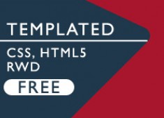 [網頁版型]Templated免費網頁版型CSS, HTML5/RWD響應式 樣版