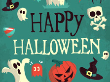 [網路資源]《萬聖節素材》Halloween 背景人物 標籤